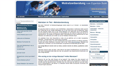 Desktop Screenshot of matratzenberatung.com